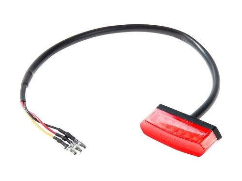 Mopon takavalo LED mini:punainen, E-hyväksytty